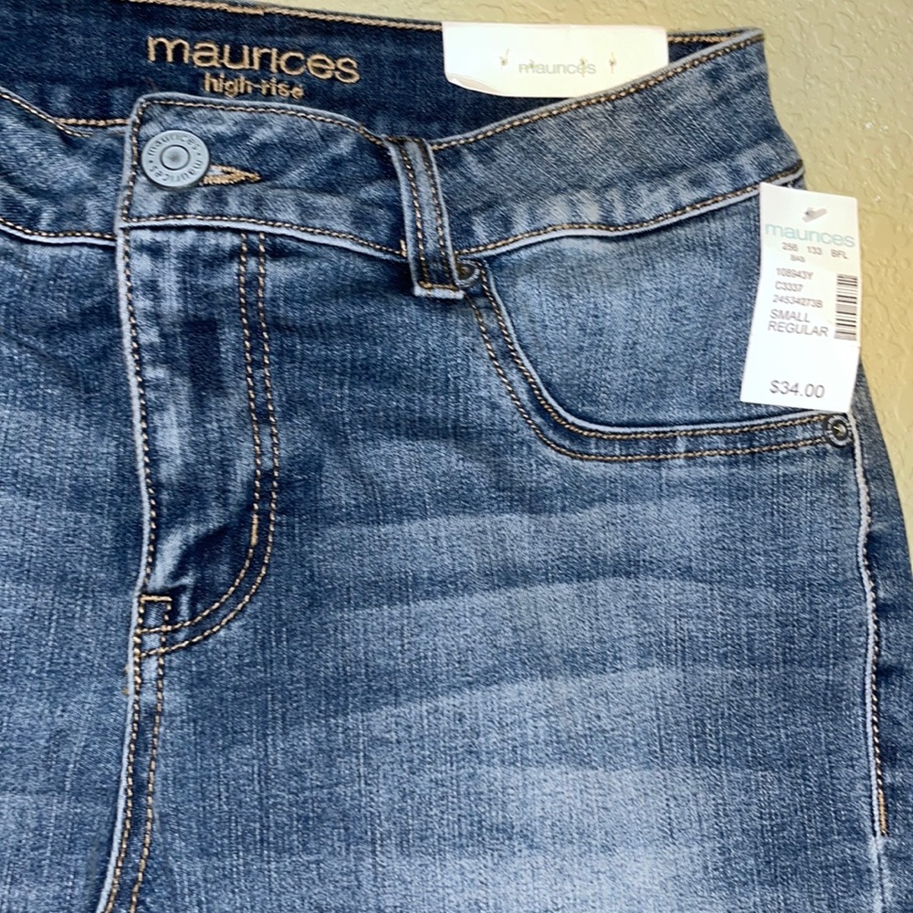 Maurice’s high rise jeans.